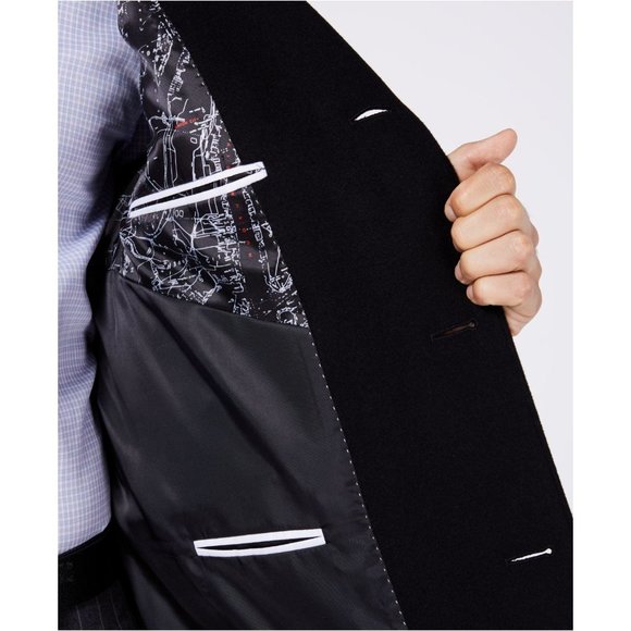 NWT Nautica Classic Regular Fit Batten Overcoat - Picture 3 of 3